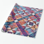 ALTER ENGLAND-TILED-BODEN GESCHENKPAPIER (Ungerollt)