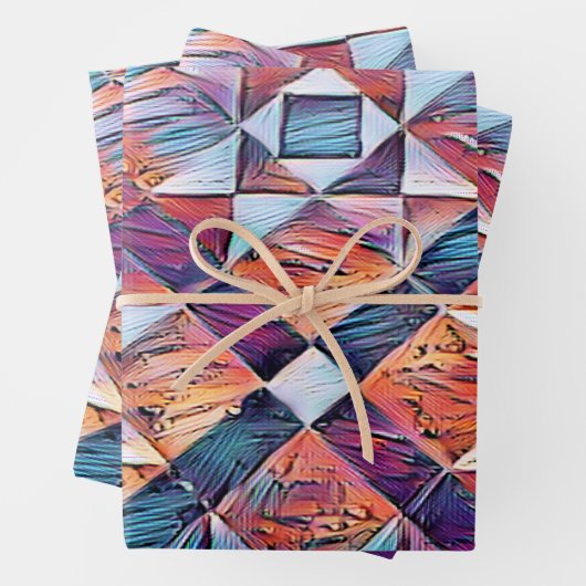 ALTER ENGLAND-TILED-BODEN GESCHENKPAPIER SET (Beispiel)