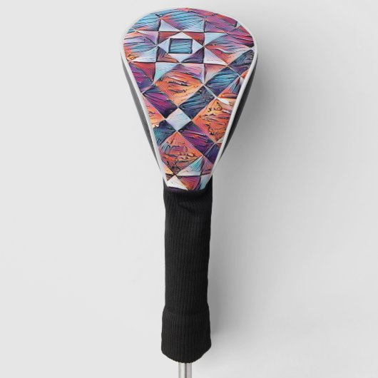 ALTER ENGLAND-TILED-BODEN GOLF HEADCOVER (Vorderseite)