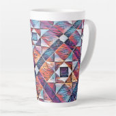 ALTER ENGLAND-TILED-BODEN MILCHTASSE (Rechte Ecke)