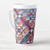 ALTER ENGLAND-TILED-BODEN MILCHTASSE (Linke Ecke)