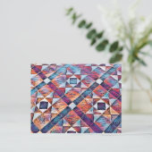 ALTER ENGLAND-TILED-BODEN POSTKARTE (Stehend Vorderseite)