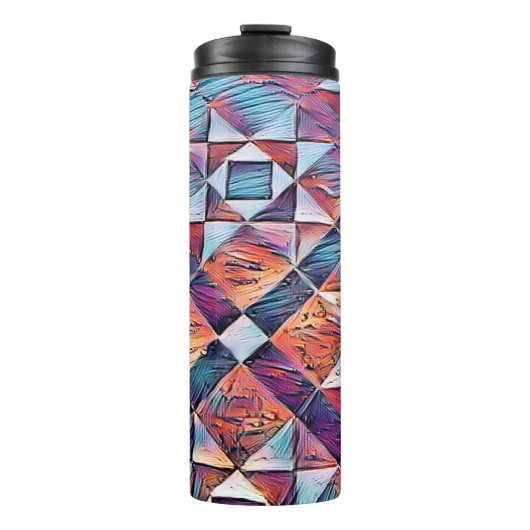 ALTER ENGLAND-TILED-BODEN THERMOSBECHER (Vorderseite)