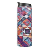 ALTER ENGLAND-TILED-BODEN THERMOSBECHER (Nach rechts gedreht)