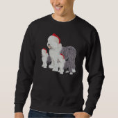 Alter englischer Schäferhund-grundlegendes Sweatshirt (Vorderseite)