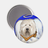 Alter Englischer Schäferhund Magnet (Vorderseite/Rückseite)