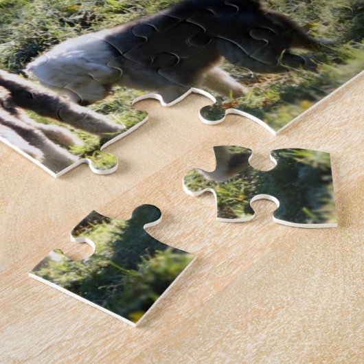 Alter englischer Schäferhund-Märchen-Wald Puzzle (Seite)