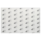 alter englischer Schäferhund Walt schwindliges Stoff (Fat Quarter (45,7 x 55,9 cm))