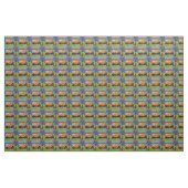 Alter englischer Schäferhund Wigglebottom Bus Stoff (Yard (91,4 cm))