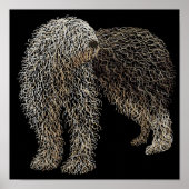 alter englischer Schafhund Poster (Vorne)