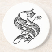 Alter englischer Untersetzer der Initialen-S (Vorne)