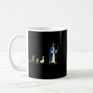 Alter, er sagte, er geht angeln Lustiger christlic Kaffeetasse