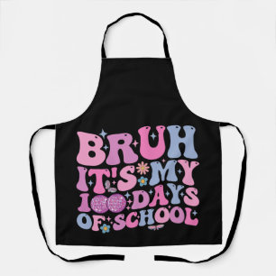 Alter, es ist mein 100. Schultag Schmetterling Dis Schürze