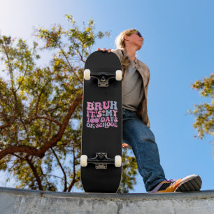 Alter, es ist mein 100. Schultag Schmetterlings-Di Skateboard