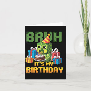 Alter, es ist mein Geburtstag Pixel Gamer Bday-Par Karte