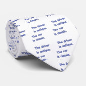 Alter Fahrer-antikes Auto Krawatte (Gerollt)