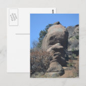 Alter Felsen Postkarte (Vorne/Hinten)