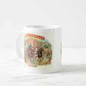 Alter Feuerwehrmann-dunkle Lager-Schale Kaffeetasse (Vorderseite Links)