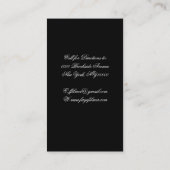 Alter Film Visitenkarte (Rückseite)