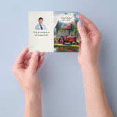 Alter Flyer auf der Grabstätte (Gruppe)