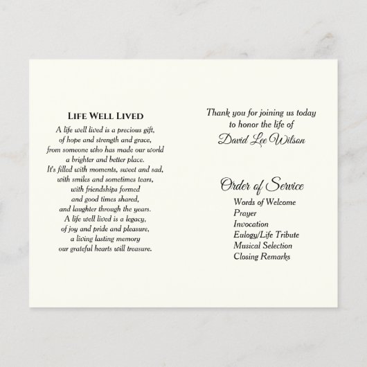 Alter Flyer auf der Grabstätte (Hinten)