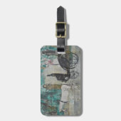 alter Frachtführer Gepäckanhänger (Vorderseite vertikal)