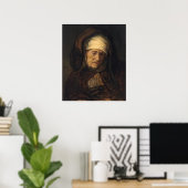 Alter Frau - Rembrandt Fine Art Poster (Heimbüro)