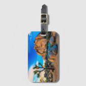 Alter Frauenfelsen - Joshua-Tree-Nationalpark Gepäckanhänger (Vorderseite Vertikal)