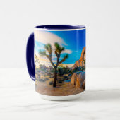 Alter Frauenfelsen - Joshua-Tree-Nationalpark Tasse (Vorderseite Links)