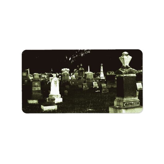 Alter Friedhof (2) Adressaufkleber (Vorne)