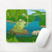 Alter Frosch Mousepad (Mit Mouse)