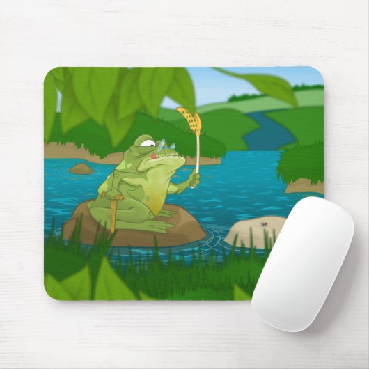 Alter Frosch Mousepad (Mit Mouse)