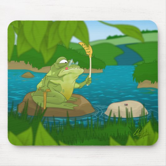 Alter Frosch Mousepad (Vorne)