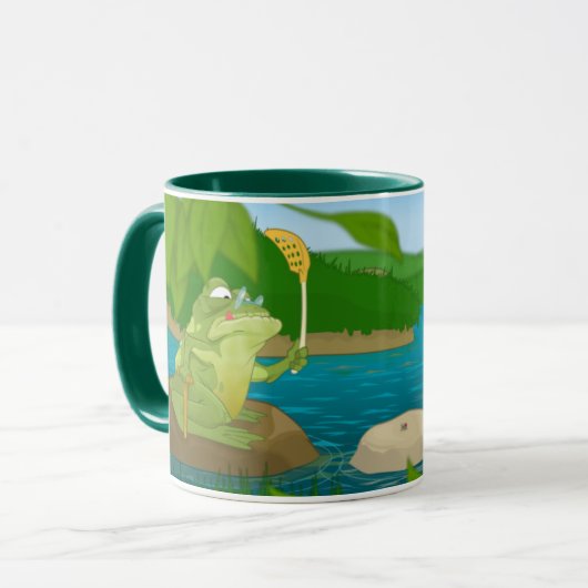Alter Frosch Tasse (Vorderseite Links)