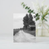 Alter Gebäude-Stall in North Carolina Postkarte (Stehend Vorderseite)