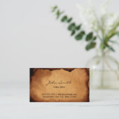 Alter gebrannter Papiervideoherausgeber Visitenkarte (Stehend Vorderseite)