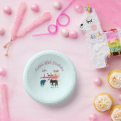 Alter Geburtstag Elefant, Giraffe Tier Pappteller (Party)