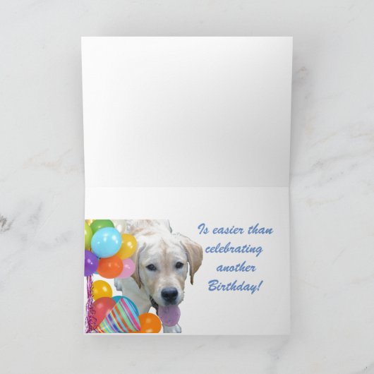 Alter Geburtstag Karte (Innenseite)