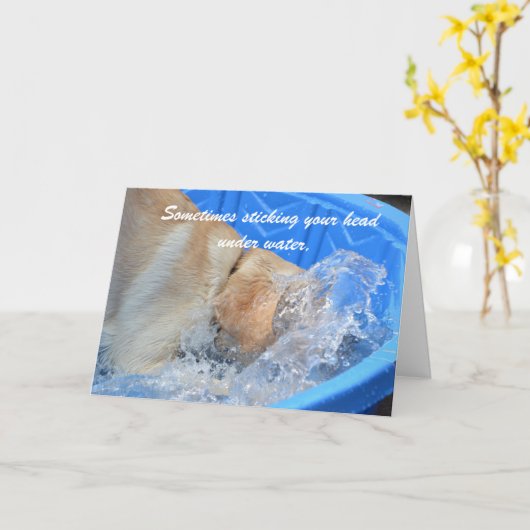 Alter Geburtstag Karte (Gelbe Blume)