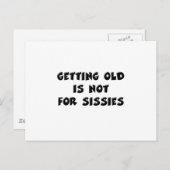 Alter Geburtstag Postkarte (Vorne/Hinten)