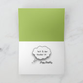 Alter Geburtstagskuh-Spaß Karte (Innenseite)