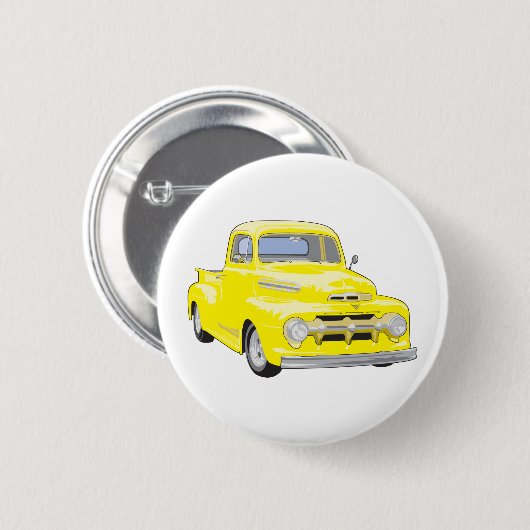 Alter gelber LKW Button (Vorne & Hinten)