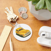 Alter Gelber Schlüsselanhänger