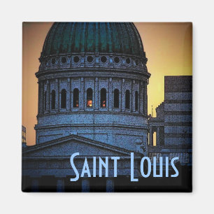 Alter Gericht-Magnet St. Louis Magnet