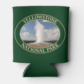 Alter Geyser im Yellowstone Nationalpark Dosenkühler (Vorderseite)