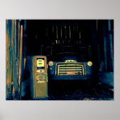 Alter GMC Landlastwagen Ich fotografierte. Poster (Vorne)