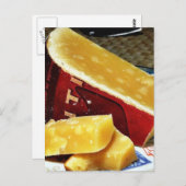 Alter Gouda Käse Postkarte (Vorne/Hinten)
