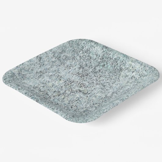 Alter Granit Pappteller (Gewinkelt)