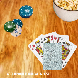 Alter Granit Spielkarten