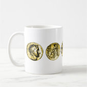 Alter Grieche-Münzen-Tasse Kaffeetasse (Links)